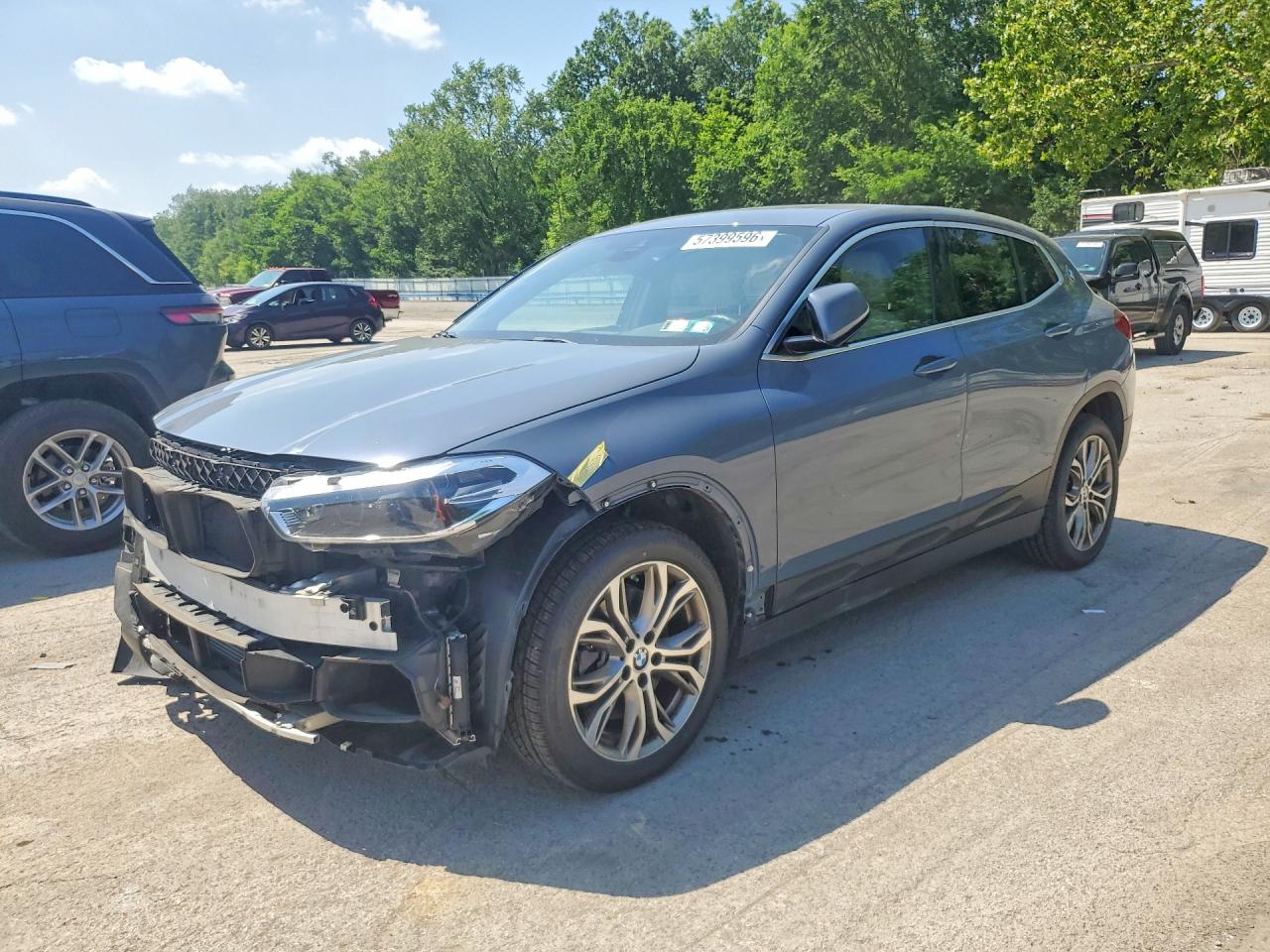 2022 BMW X2 xDrive28i, VIN WBXYJ1C08N5U65902 — Front end