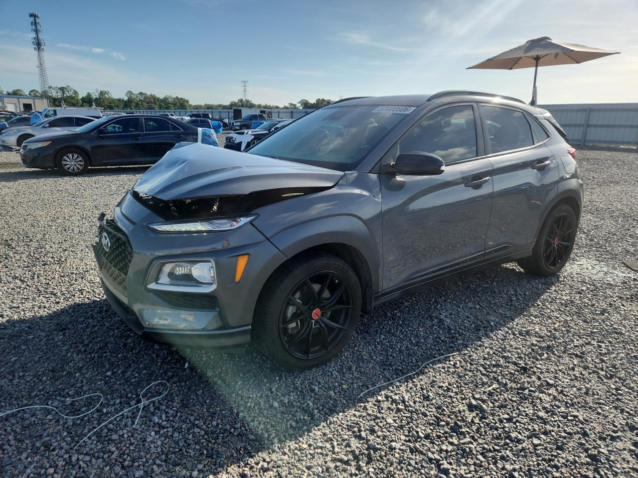 2021 Hyundai Kona Night Edition, VIN KM8K63A53MU668047 — Перед