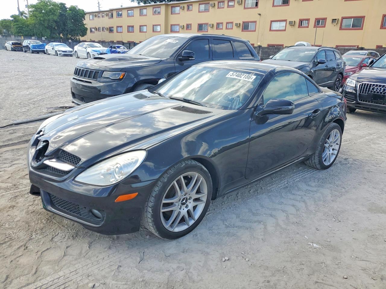 2009 Mercedes-Benz SLK 280, VIN WDBWK54F99F208788 — Front end