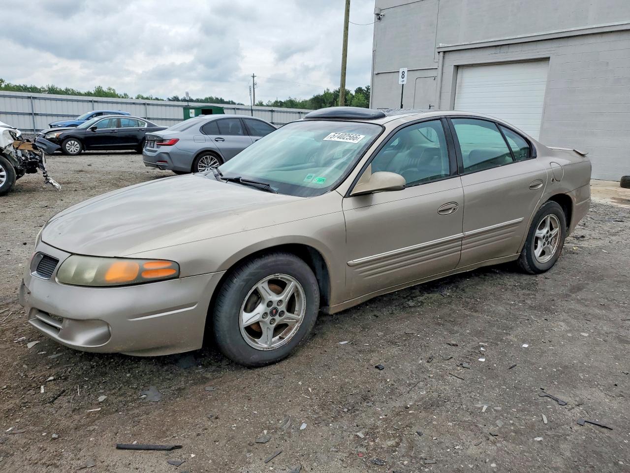 2002 Pontiac Bonneville SE, VIN 1G2HX54KX24213495 — Roof