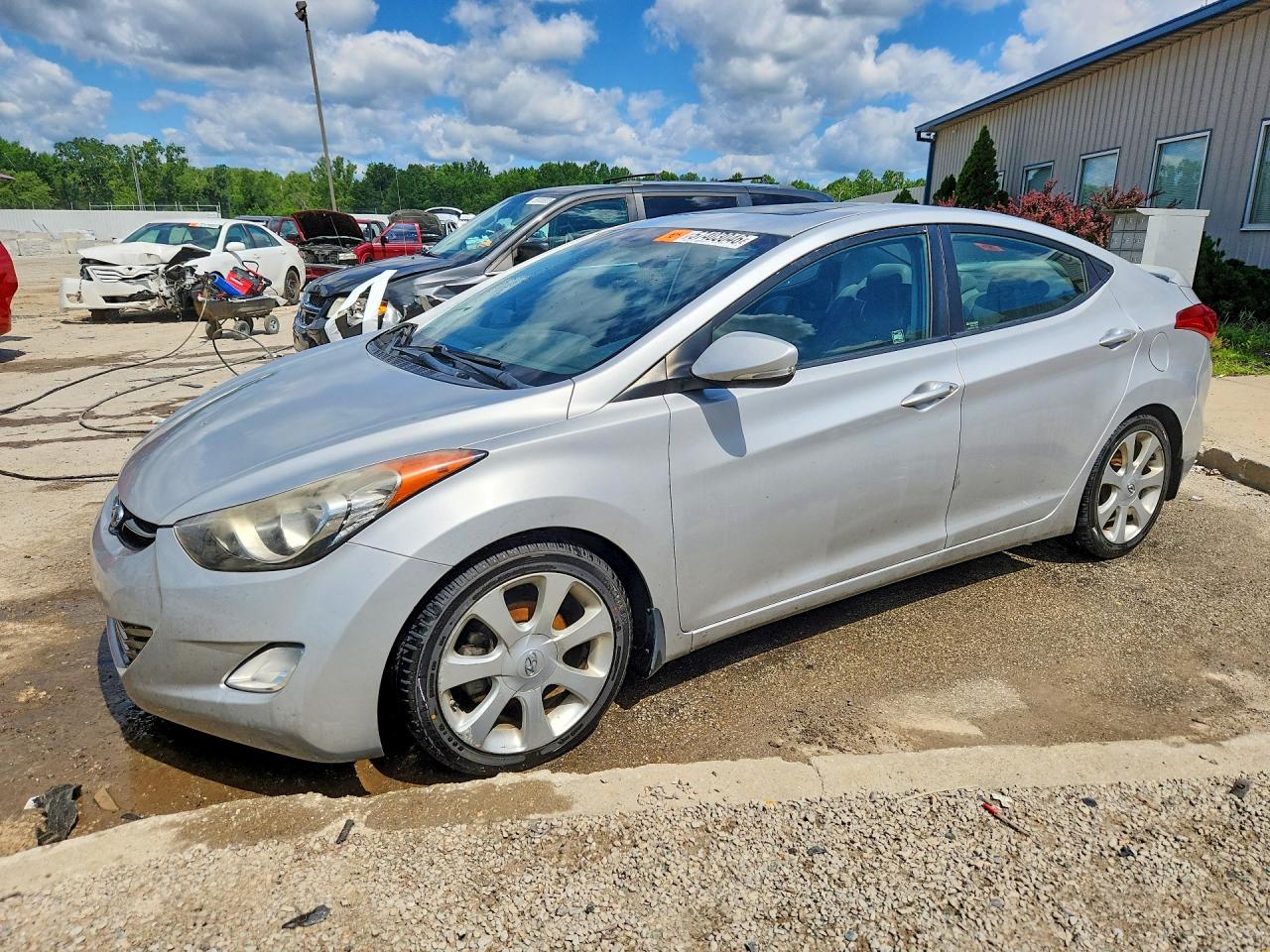 2013 Hyundai Elantra GLS, VIN KMHDH4AE0DU780782 — Front end
