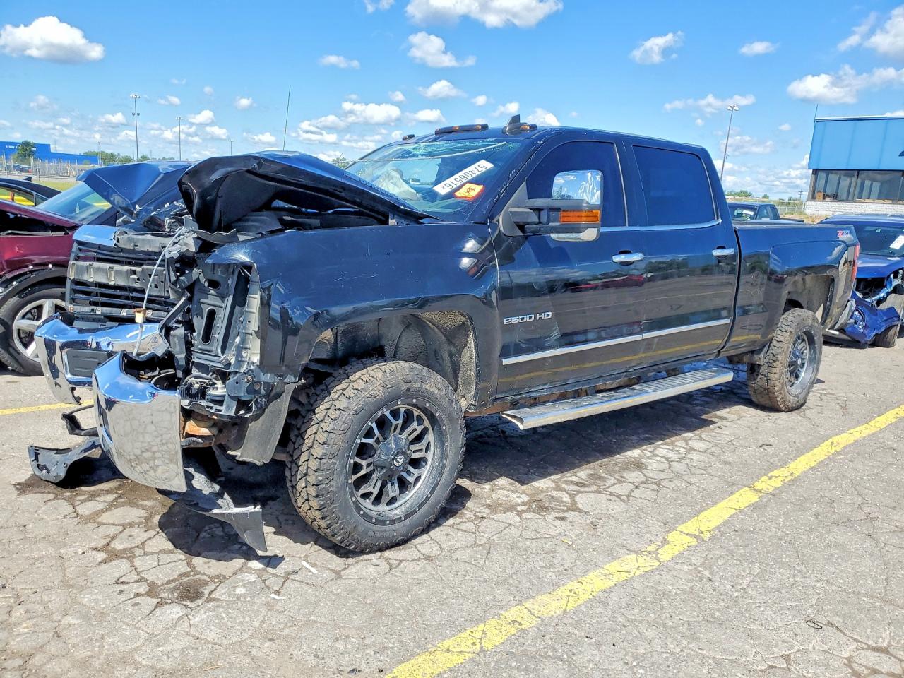 2015 Chevrolet Silverado 2500HD LTZ, VIN 1GC1KWE8XFF650573 — Auction photo