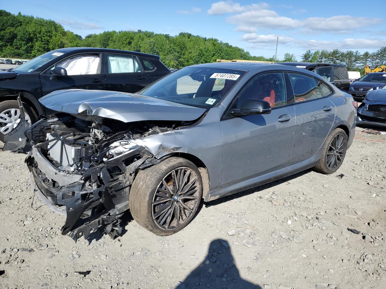 2022 BMW 2 Series M235i xDrive, VIN WBA13AL06N7J93957 — Side