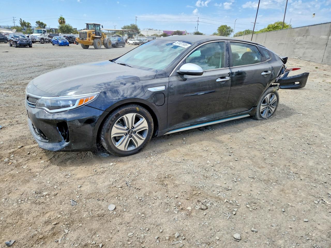 2017 Kia Optima EX, VIN KNAGV4LD6H5014678 — Зад