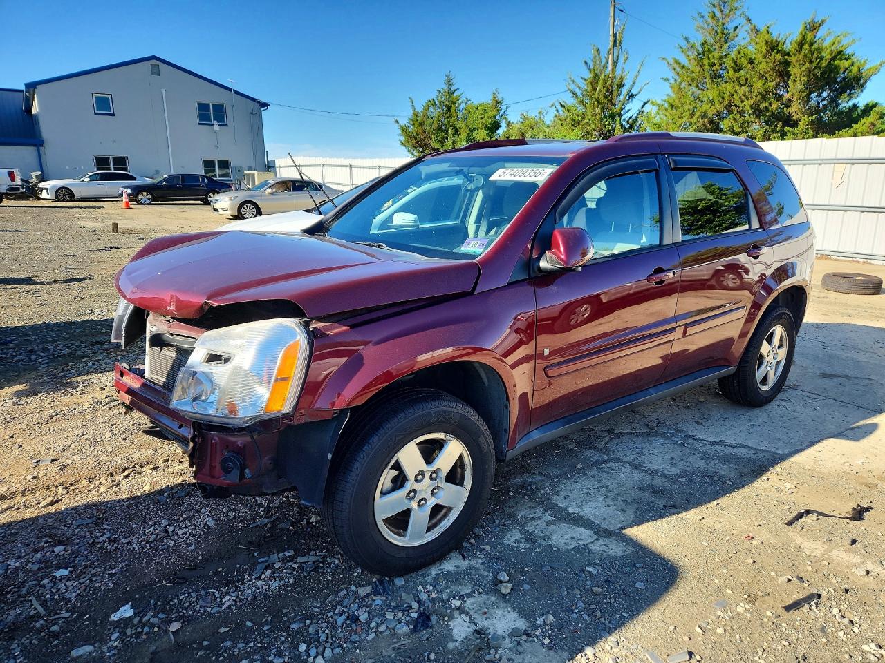2009 Chevrolet Equinox 1LT, VIN 2CNDL33FX96220160 — Front end