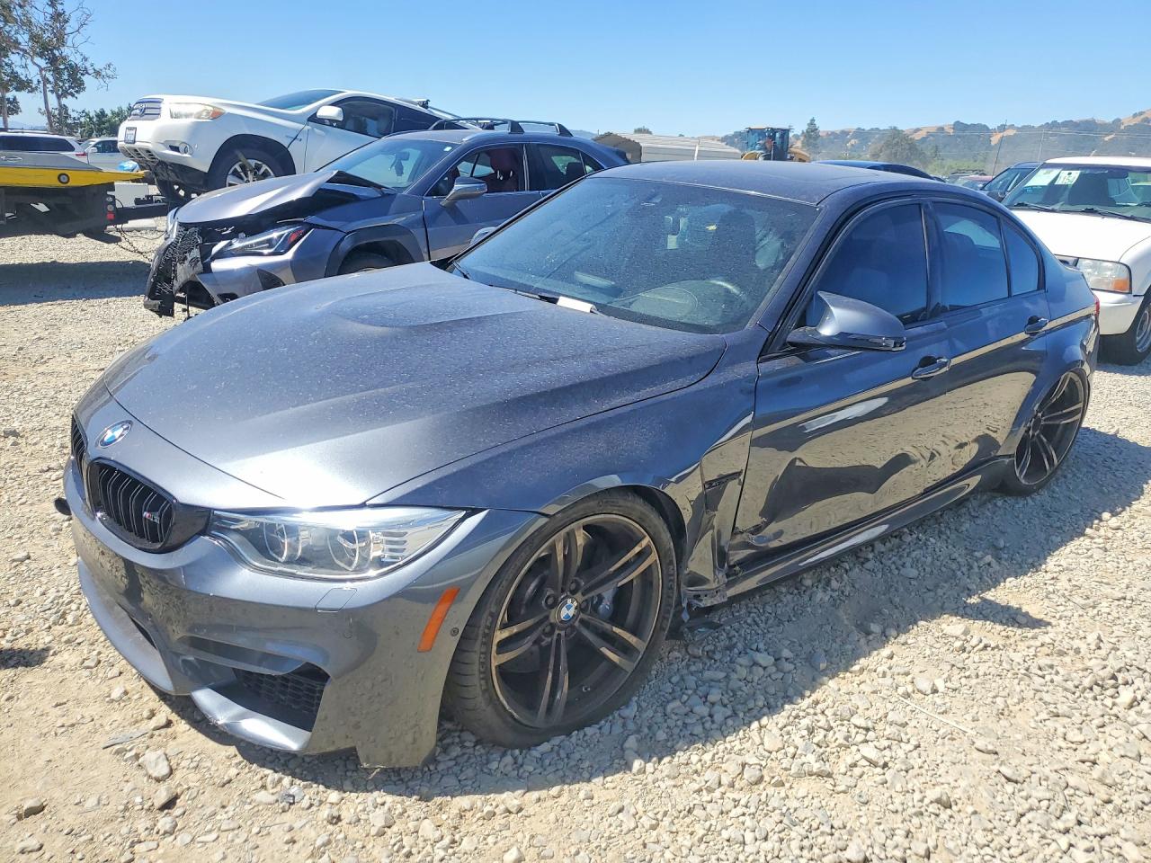 2015 BMW M3, VIN WBS3C9C53FP804396 — Днище