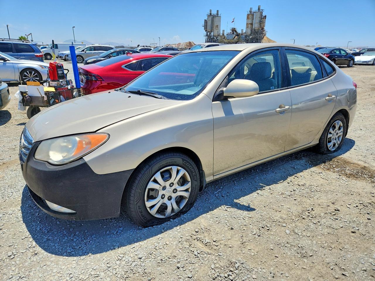 2010 Hyundai Elantra GLS, VIN KMHDU4ADXAU048299 — Front end