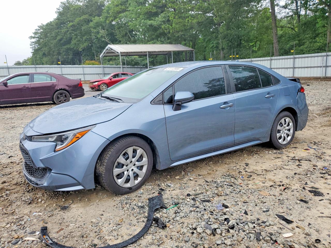 2022 Toyota Corolla LE, VIN 5YFEPMAE7NP295985 — Rear end