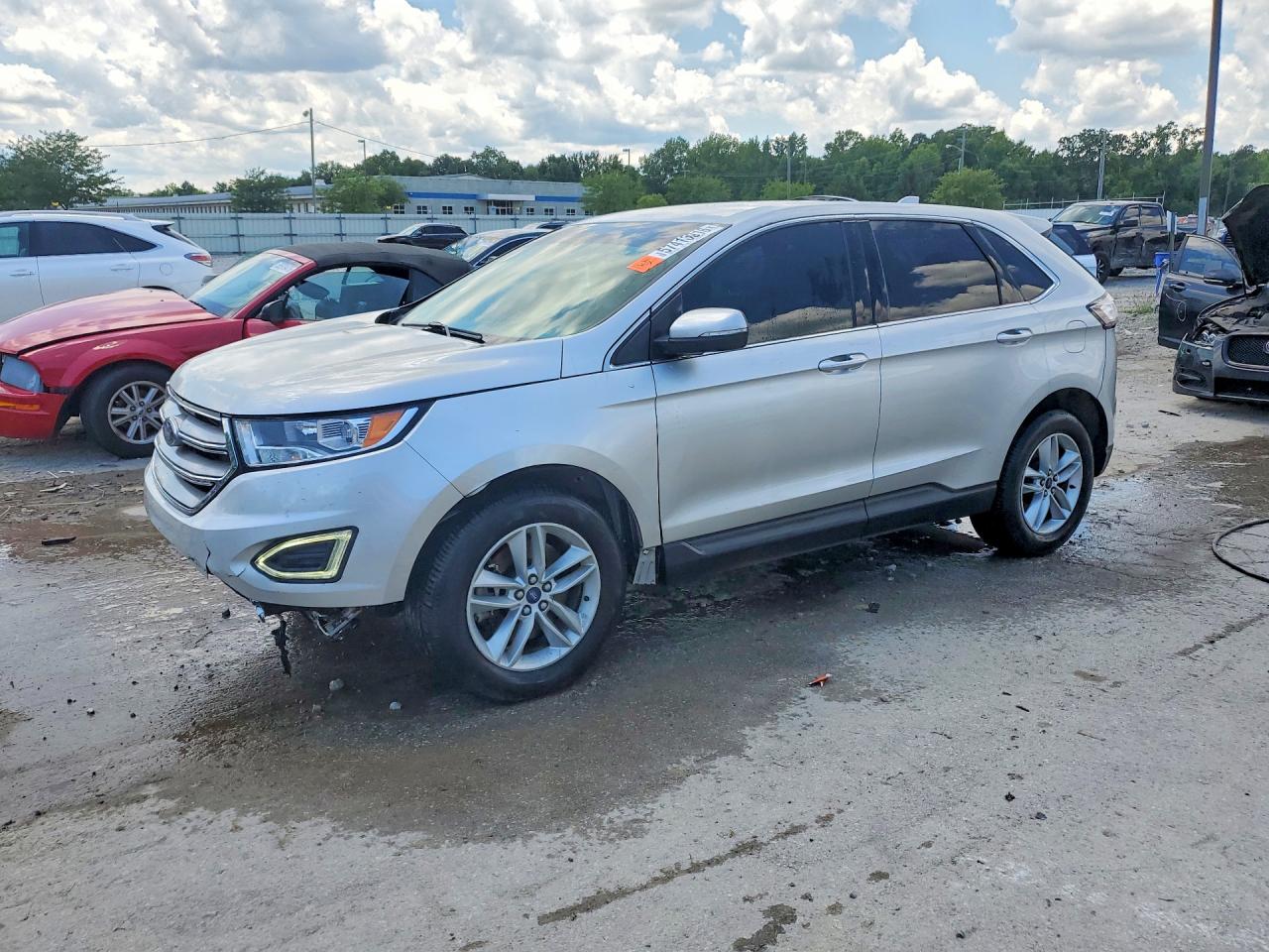 2015 Ford Edge SEL, VIN 2FMTK4J91FBB19092 — Undercarriage