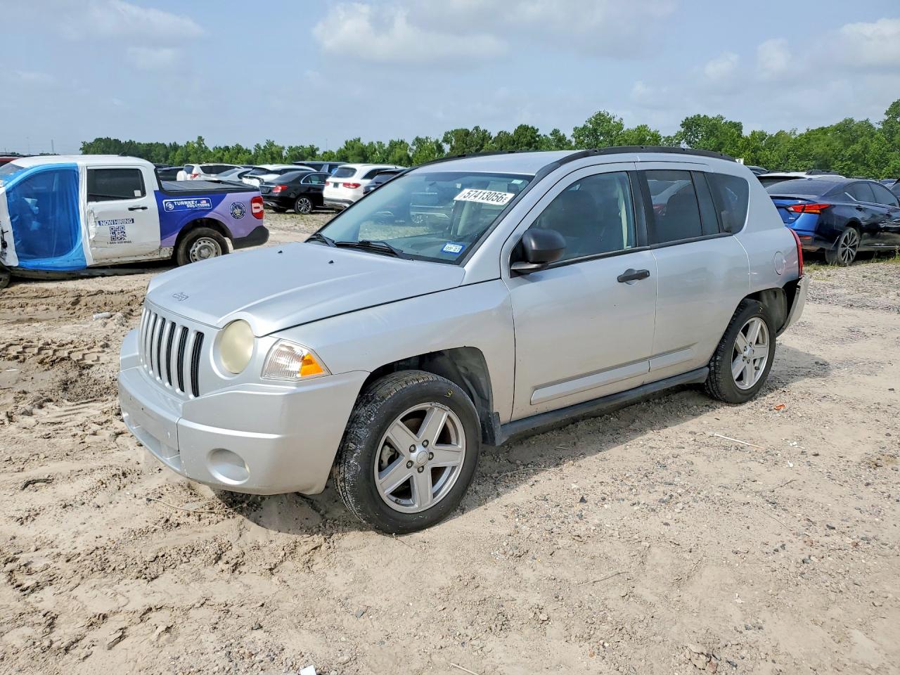 2007 Jeep Compass Limited, VIN 1J8FT57W37D196522 — Rear end