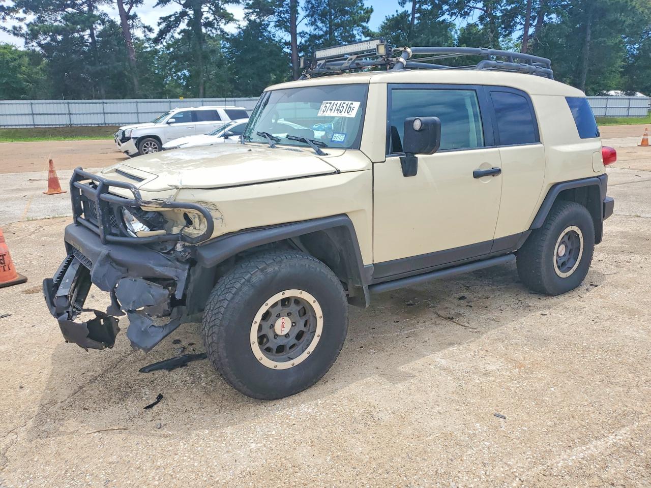 2010 Toyota FJ Cruiser, VIN JTEBU4BF3AK080515 — Front end