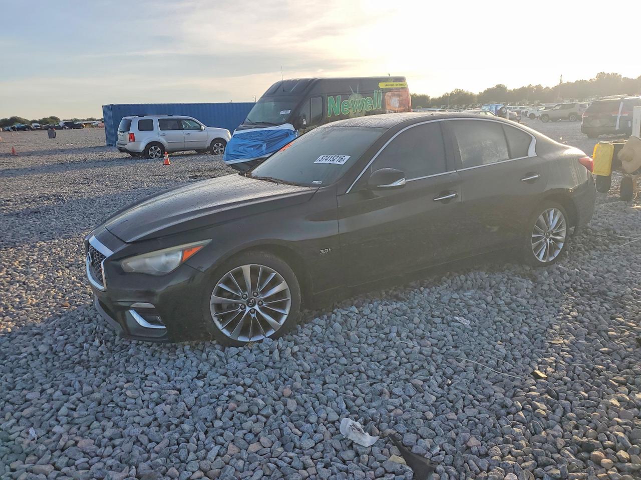 2018 Infiniti Q50 Luxe, VIN JN1EV7AP6JM363119 — Auction photo