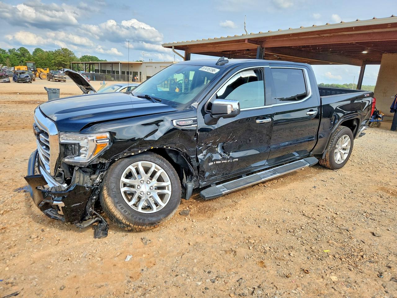 2021 GMC Sierra 1500 SLT, VIN 3GTU9DEL4MG436160 — Front end