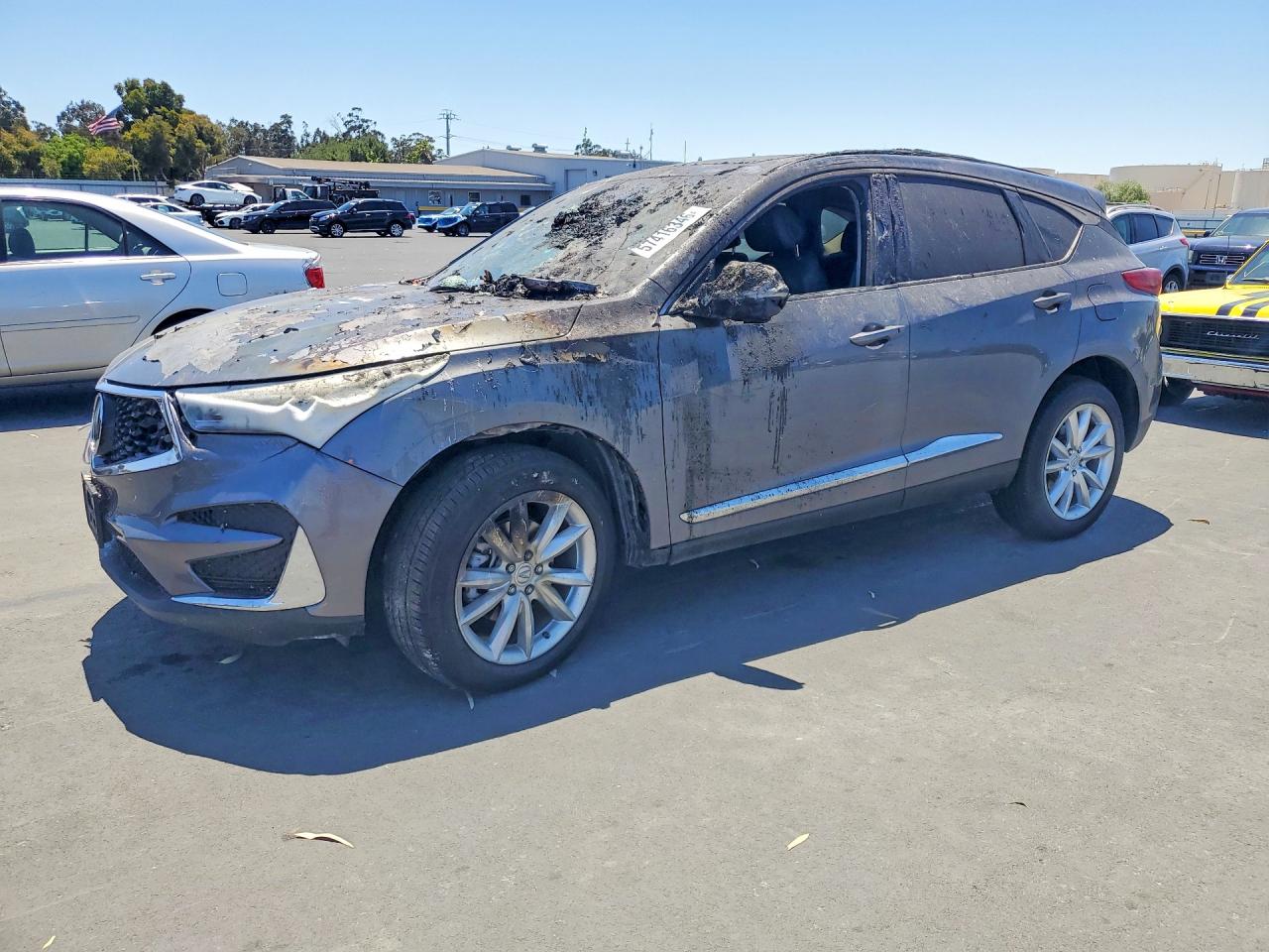 2019 Acura RDX, VIN 5J8TC2H35KL037563 — Burn