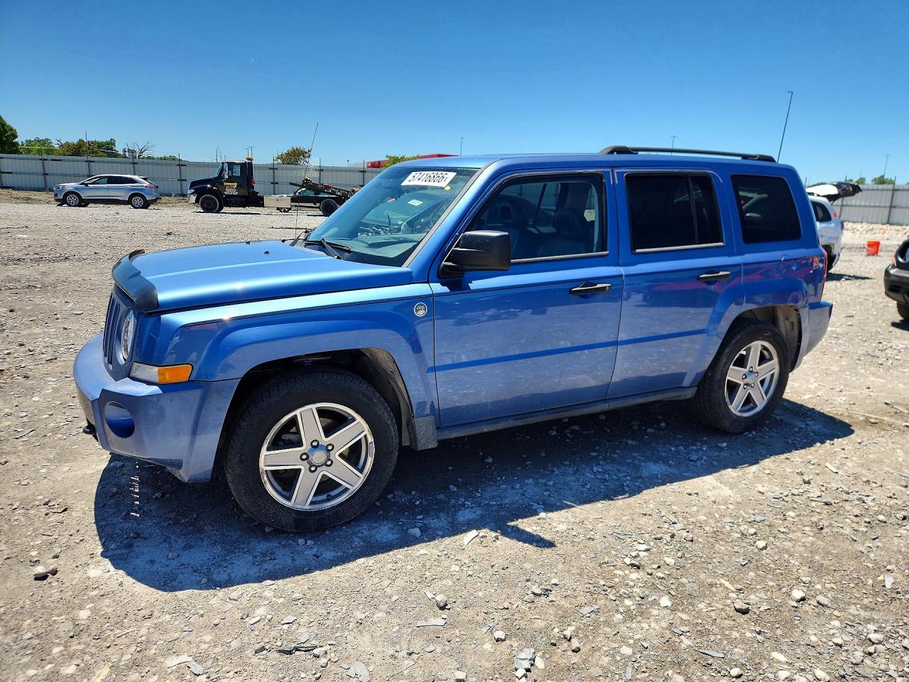2007 Jeep Patriot Sport, VIN 1J8FF28W57D170623 — Rear end