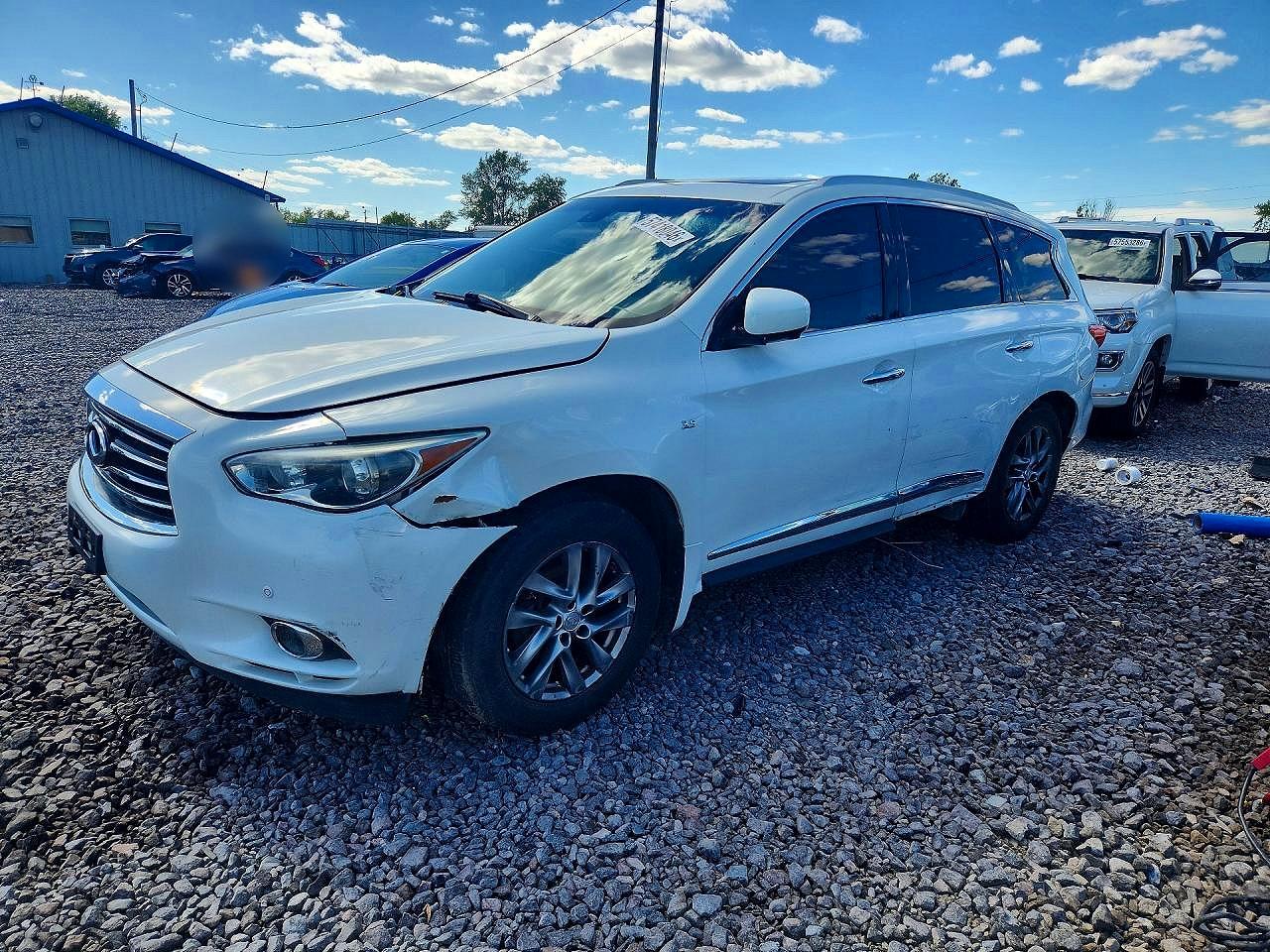 2015 Infiniti QX60, VIN 5N1AL0MM2FC551414 — Front end