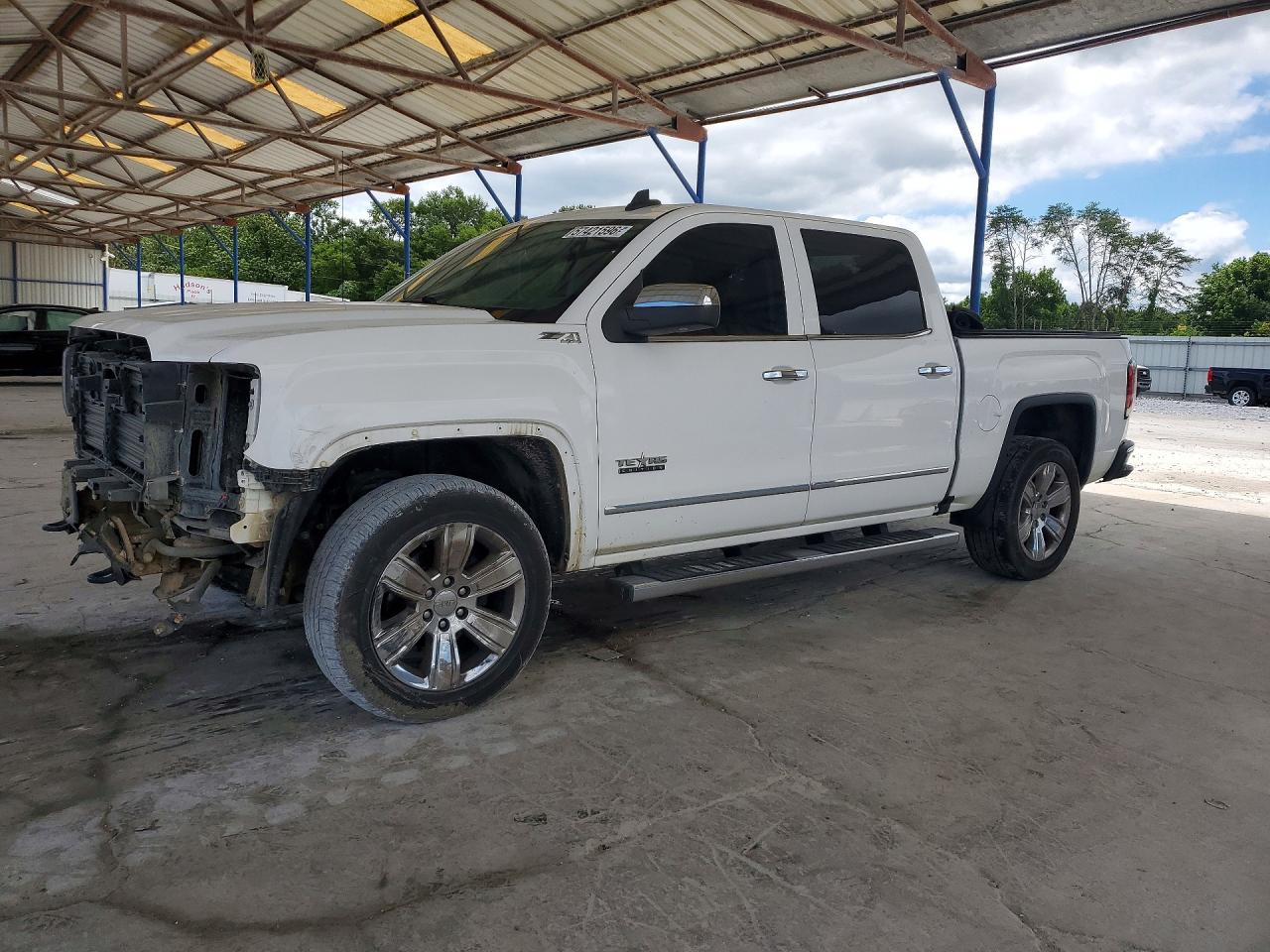 2018 GMC Sierra 1500 SLT, VIN 3GTU2NEC4JG187493 — Front end