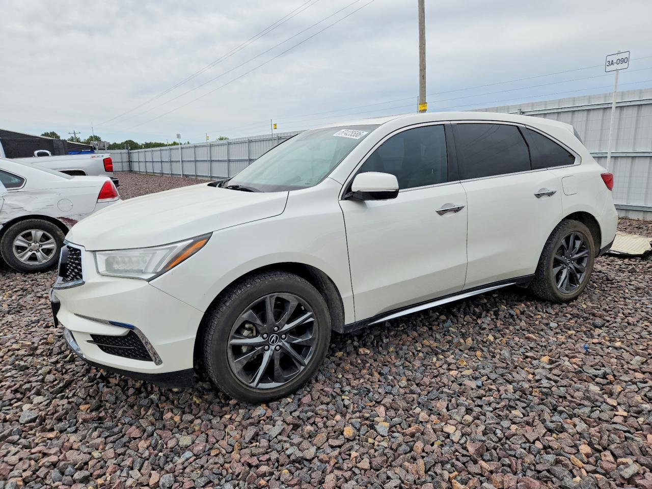 2018 Acura MDX Technology, VIN 5J8YD4H50JL020586 — Engine fire