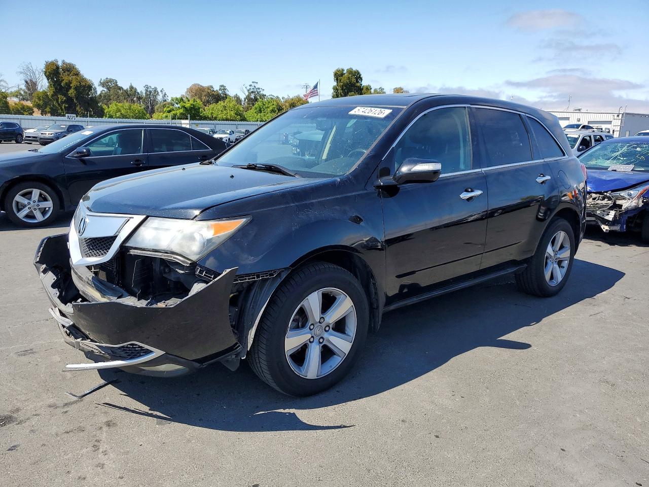 2012 Acura MDX Technology, VIN 2HNYD2H30CH546616 — Front end