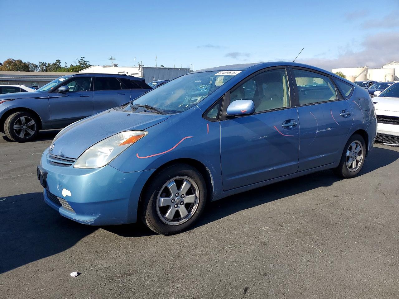 2005 Toyota Prius, VIN JTDKB20U350120240 — Vandalism