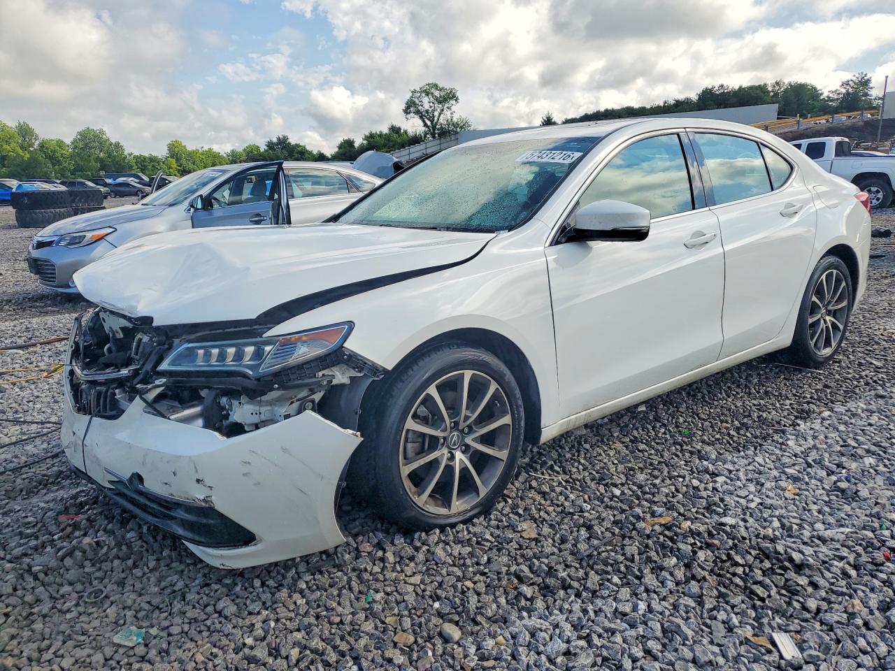 2017 Acura TLX V6, VIN 19UUB2F35HA005923 — Front end