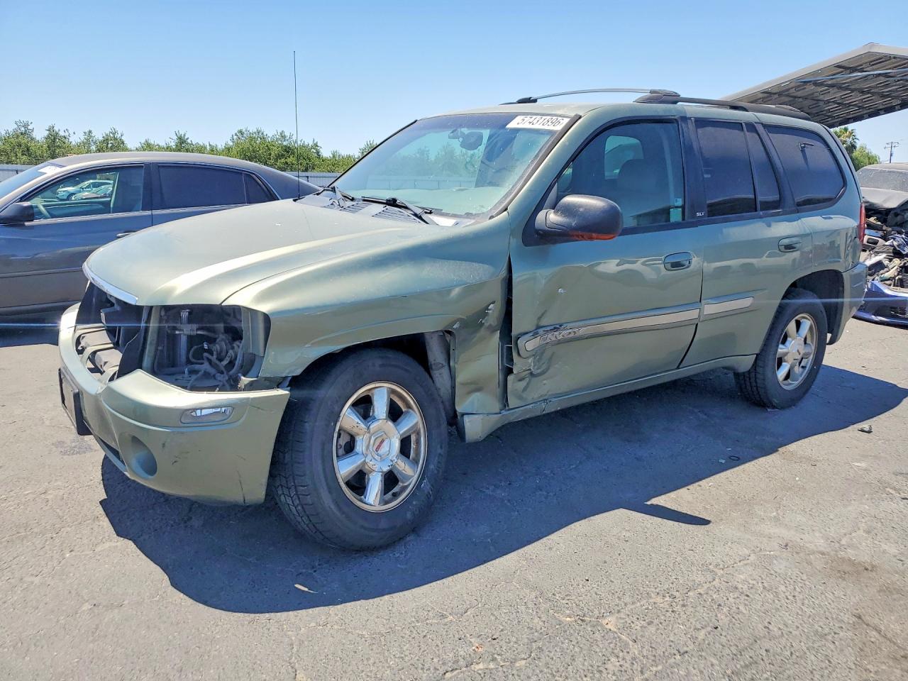 2003 GMC Envoy SLT, VIN 1GKDS13S032258904 — Front end