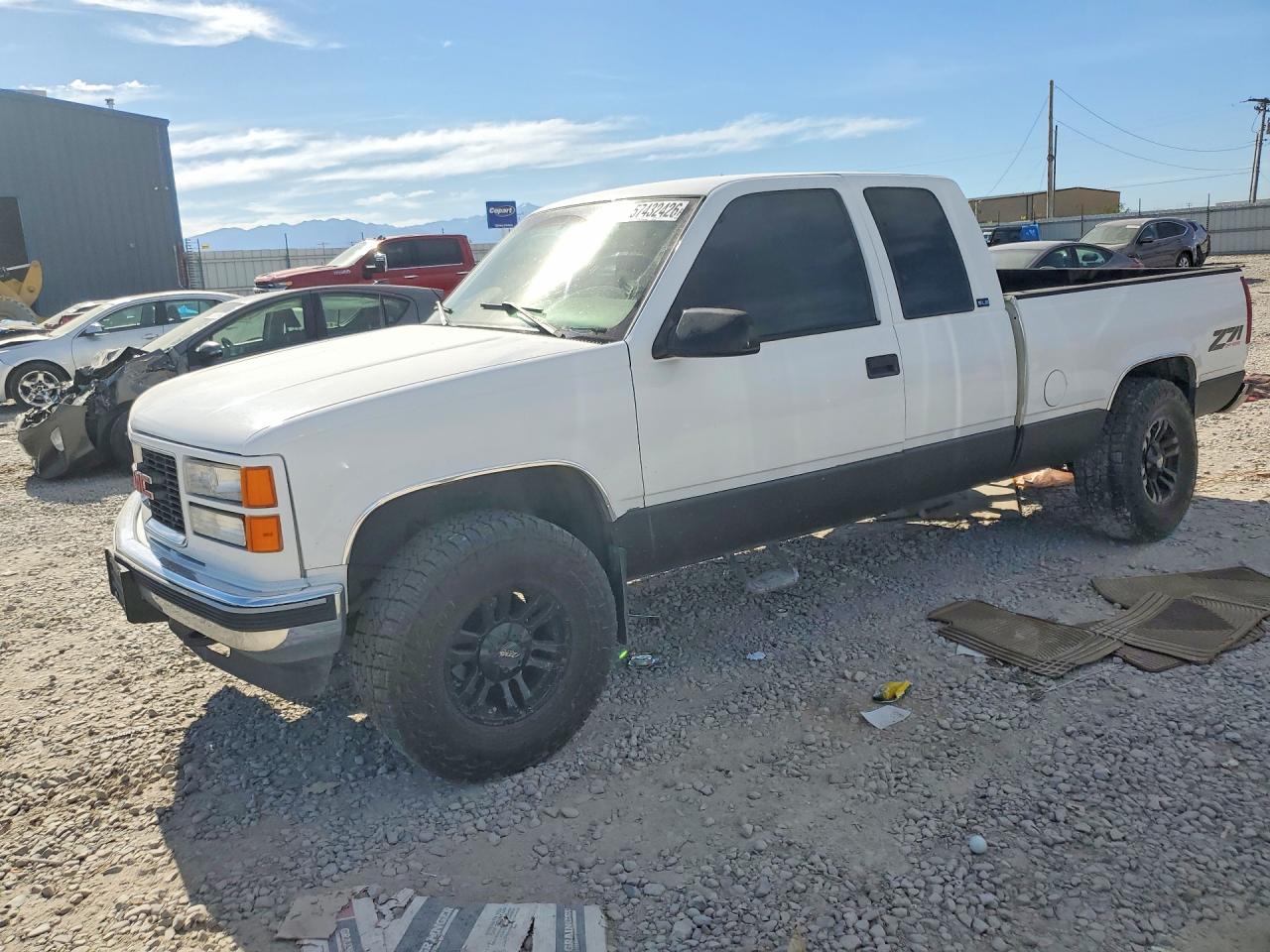 1996 GMC Sierra 1500, VIN 1GTEK19R6TE534070 — Днище