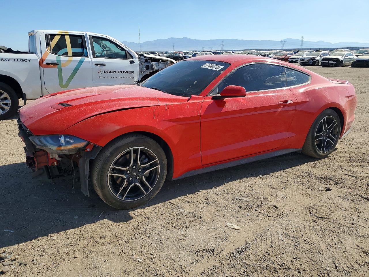 2018 Ford Mustang EcoBoost, VIN 1FA6P8TH4J5177554 — Front end