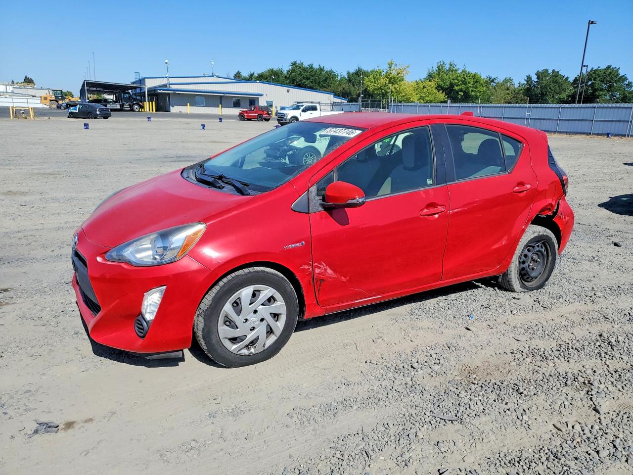 2015 Toyota Prius Three, VIN JTDKDTB38F1114367 — Rear end