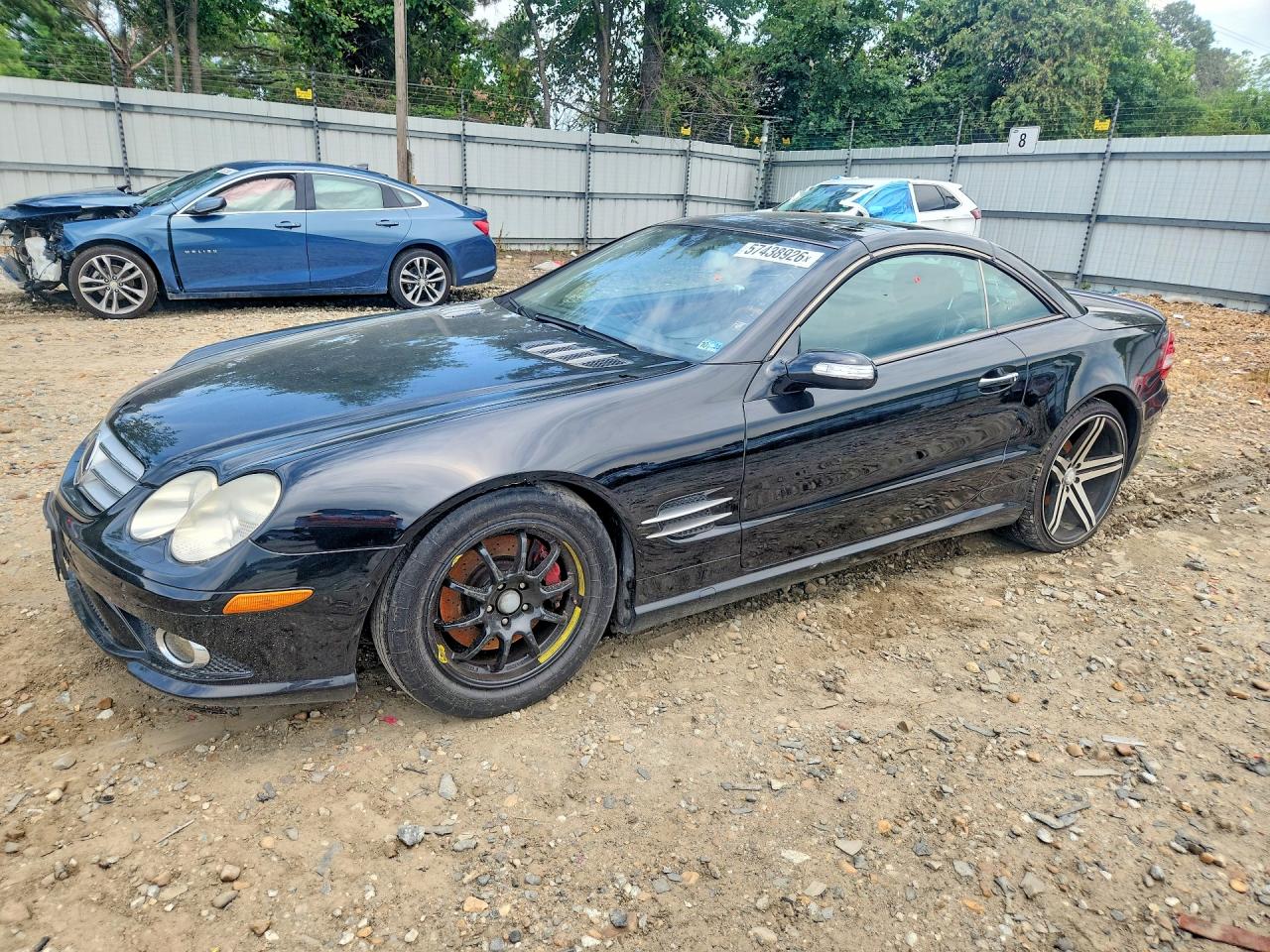 2007 Mercedes-Benz SL 550, VIN WDBSK71F77F120415 — Rear end