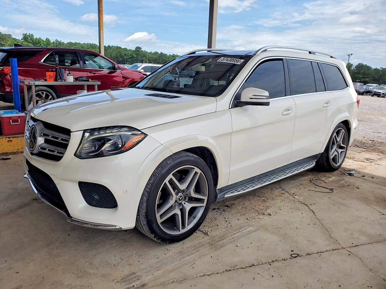 2018 Mercedes-Benz GLS 550, VIN 4JGDF7DEXJB110361 — Undercarriage