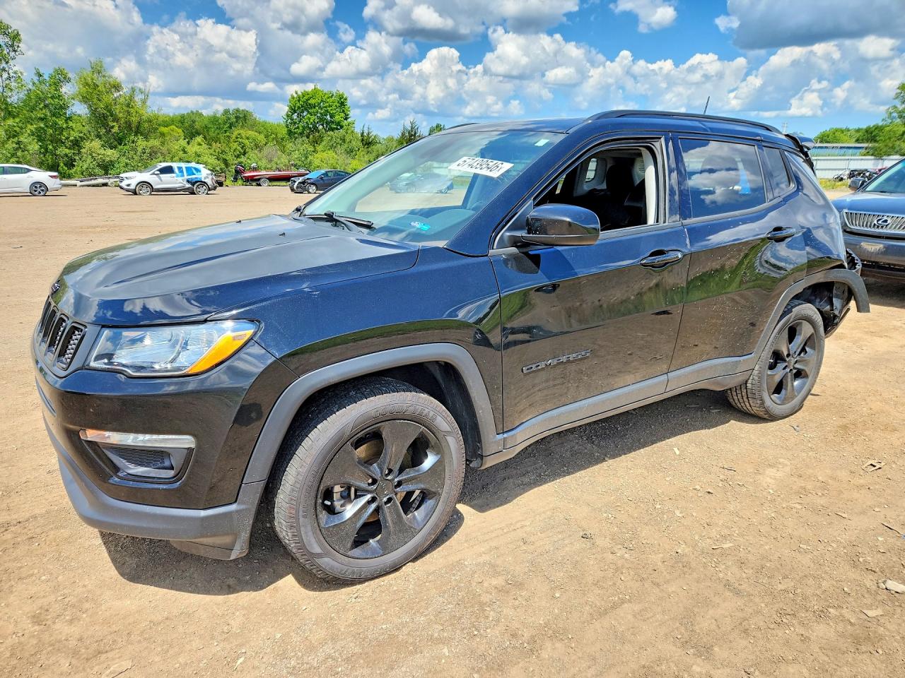2020 Jeep Compass Altitude, VIN 3C4NJDBB4LT101204 — Rear end