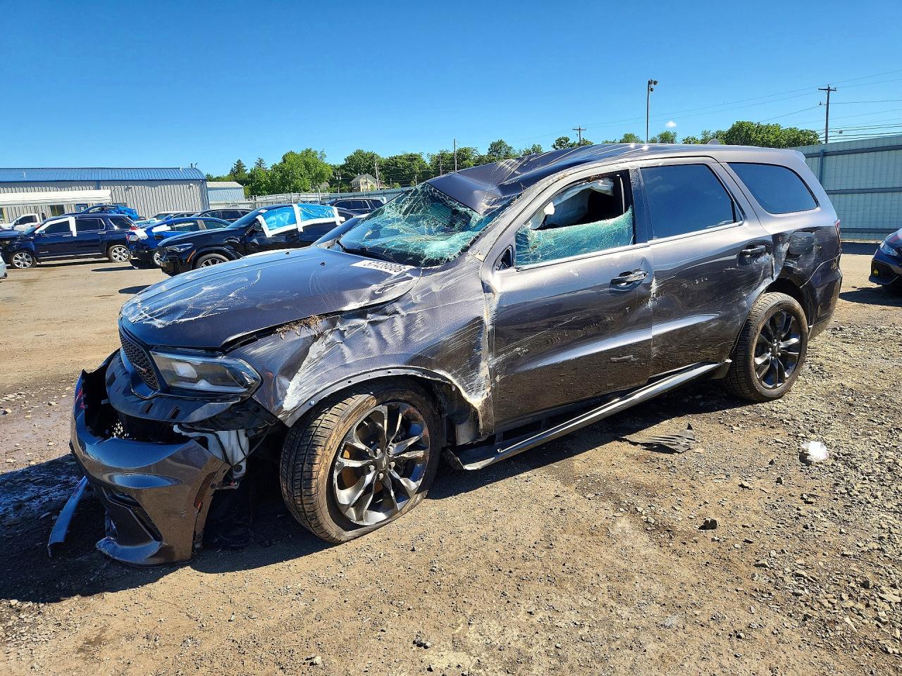 2021 Dodge Durango SXT Plus, VIN 1C4RDJAG2MC688603 — Rollover