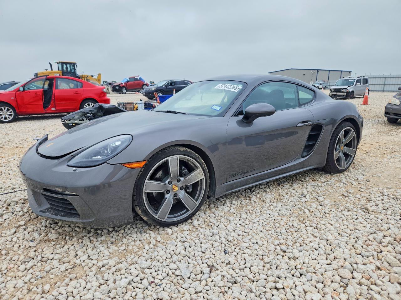 2018 Porsche 718 Cayman, VIN WP0AA2A85JK260370 — Front end