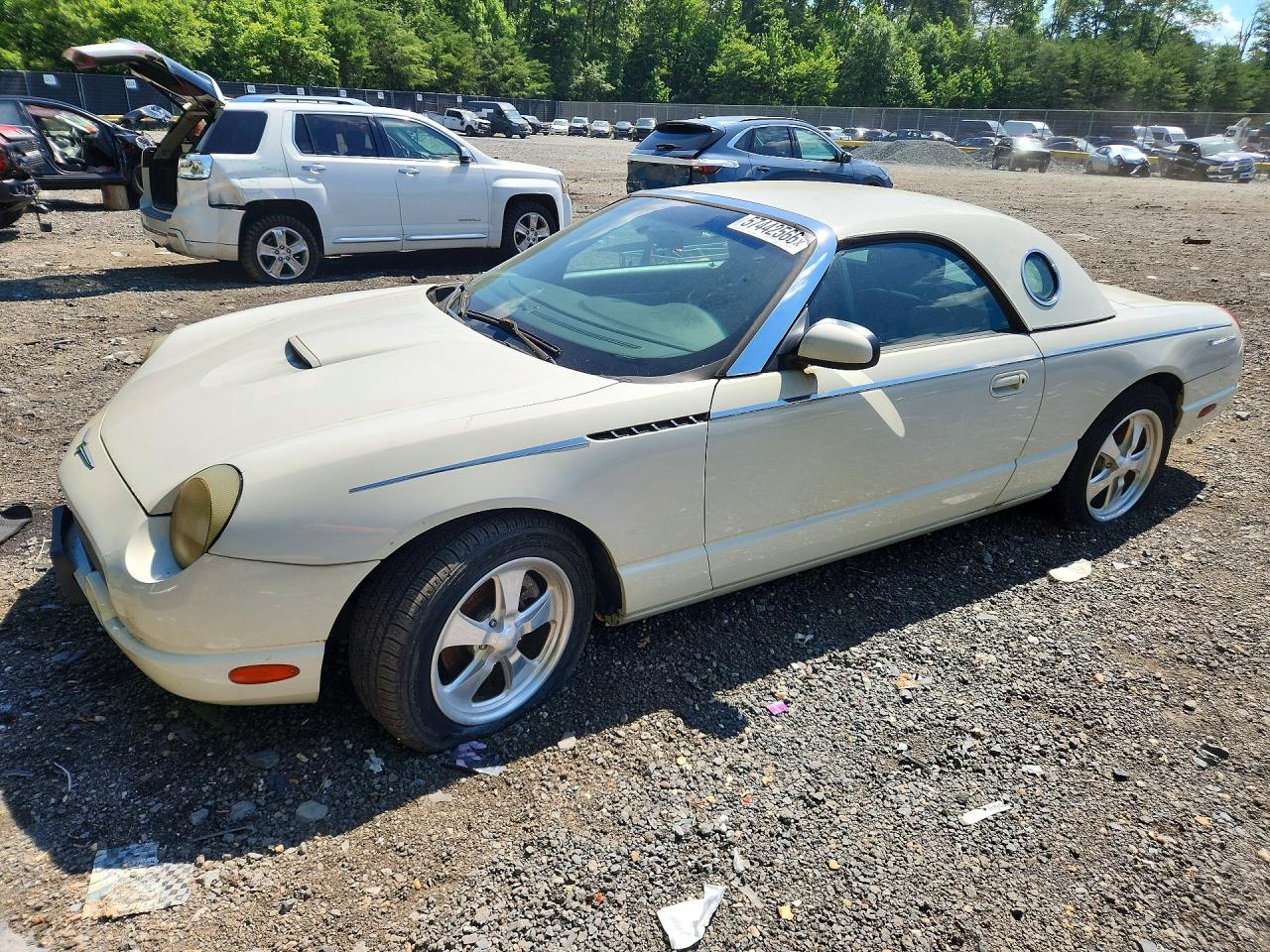 2002 Ford Thunderbird Hardtop Premium, VIN 1FAHP60A52Y129887 — Механическое