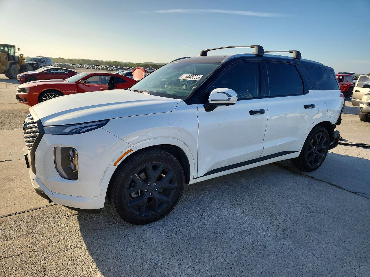 2022 Hyundai Palisade Limited, VIN KM8R54HE3NU403014 — Rear end