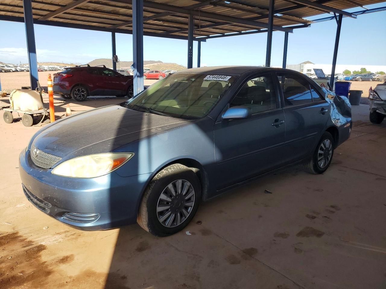 2002 Toyota Camry LE, VIN JTDBE30K120116162 — Rear end
