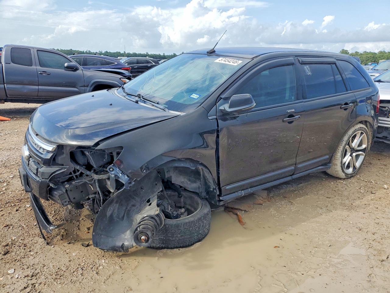 2013 Ford Edge Sport, VIN 2FMDK3AK9DBA21653 — Frame damage