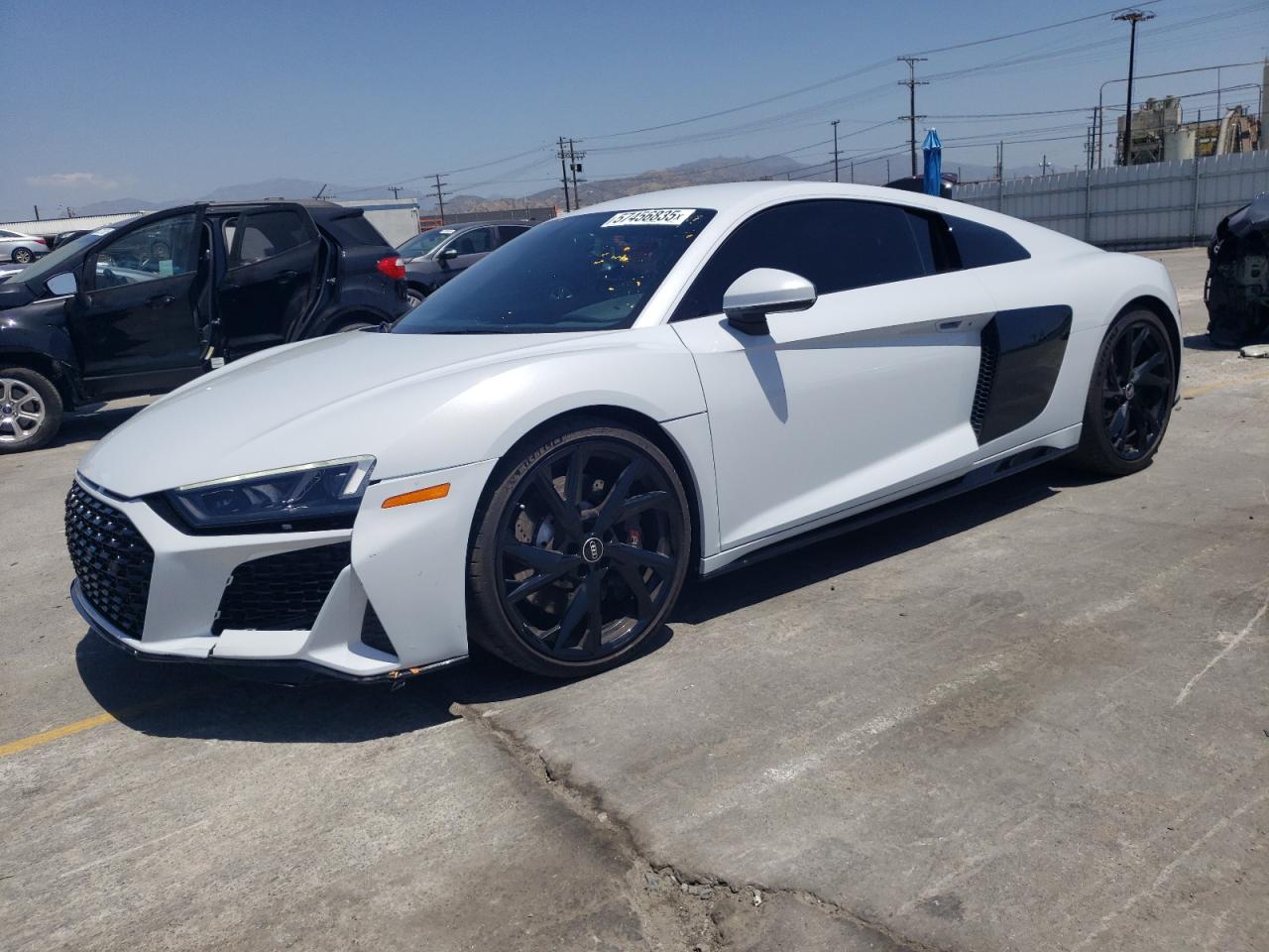 2023 Audi R8 performance quattro, VIN WUACEAFX9P7900103 — Перед