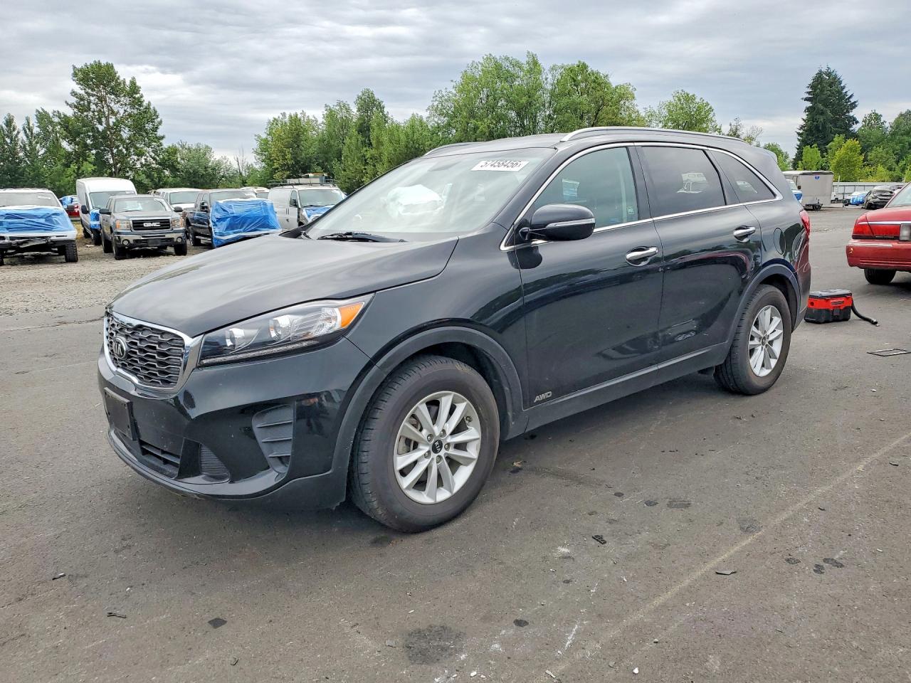 2020 Kia Sorento LX, VIN 5XYPGDA36LG635880 — Side