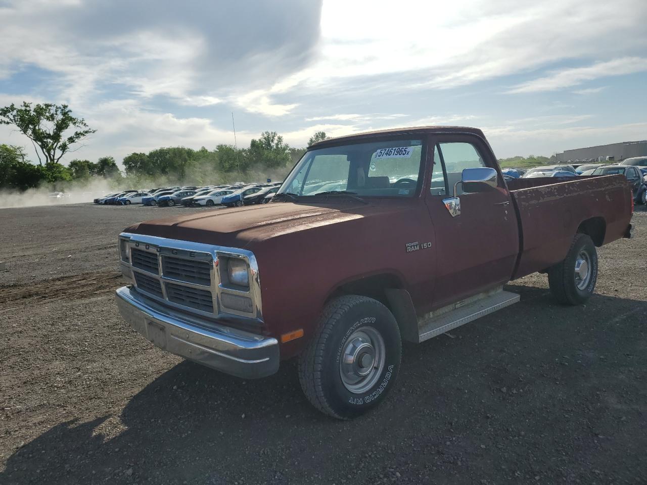 1992 Dodge W SERIES, VIN 1B7HM16Y2NS583225 — Обычный износ