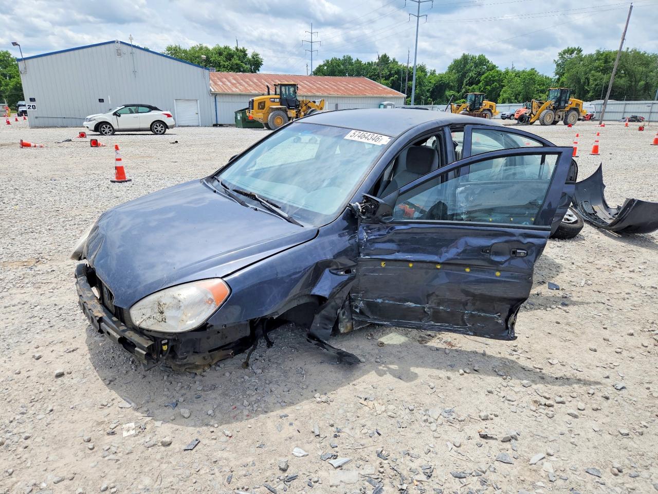 2010 Hyundai Accent GLS, VIN KMHCN4ACXAU422555 — Front end