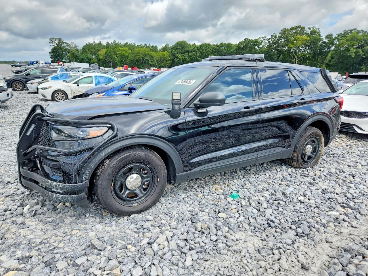 2025 Ford Police Interceptor Utility, VIN 1FM5K8AC6SGB33486 — Front end
