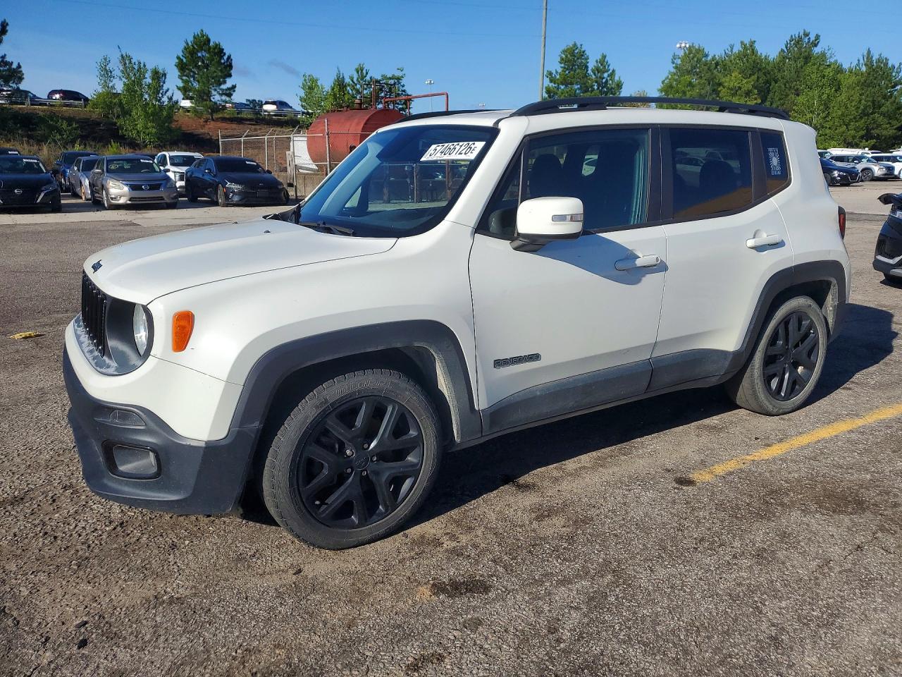 2018 Jeep Renegade Latitude, VIN ZACCJABB0JPG95655 — Rear end