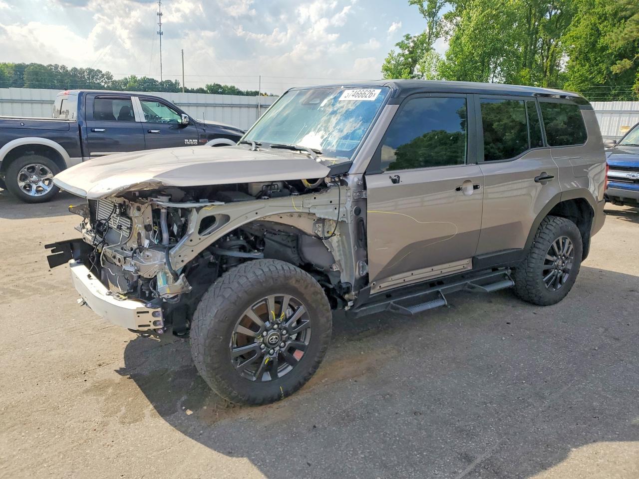 2025 Toyota Land Cruiser 1958 Edition, VIN JTEABFAJ5SK022605 — Front end