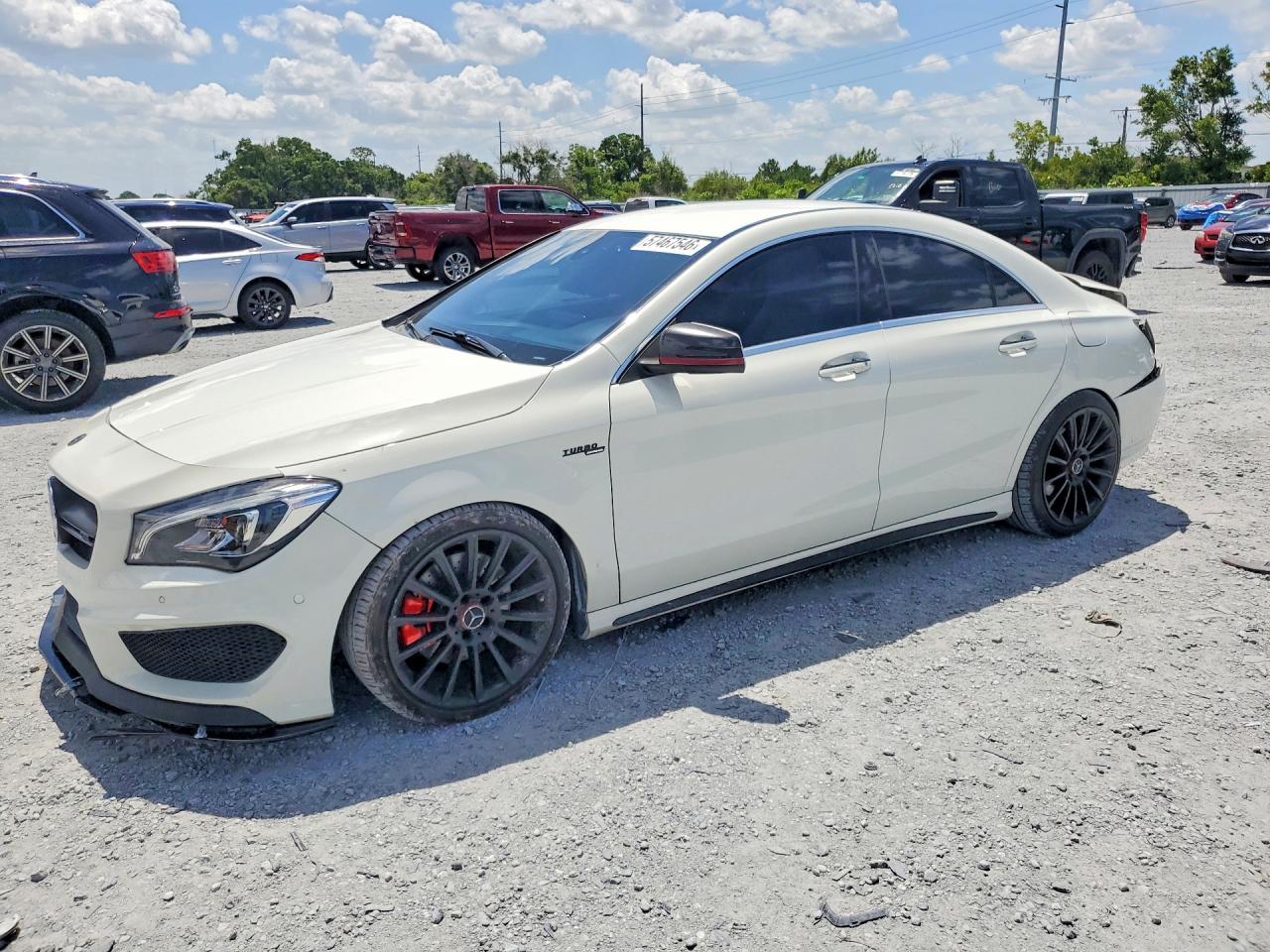 2015 Mercedes-Benz CLA 250, VIN WDDSJ4EB0FN247611 — Rear end