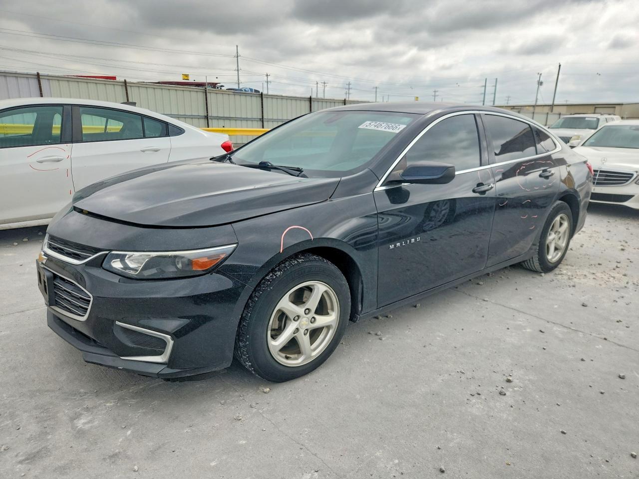 2018 Chevrolet Malibu LS, VIN 1G1ZB5ST2JF175993 — Front end
