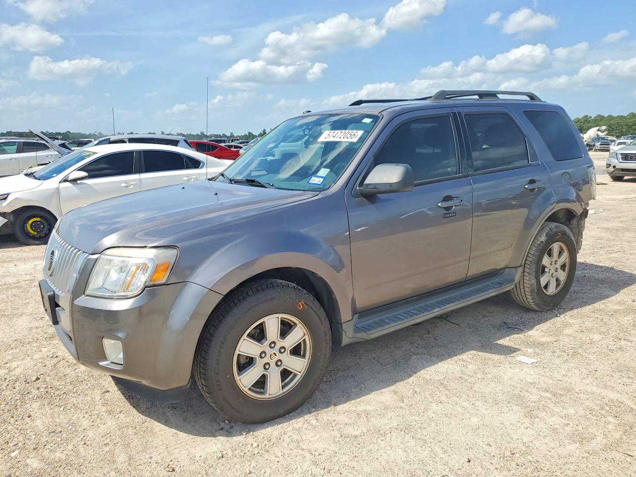 2010 Mercury Mariner, VIN 4M2CN8B70AKJ29900 — Rear end