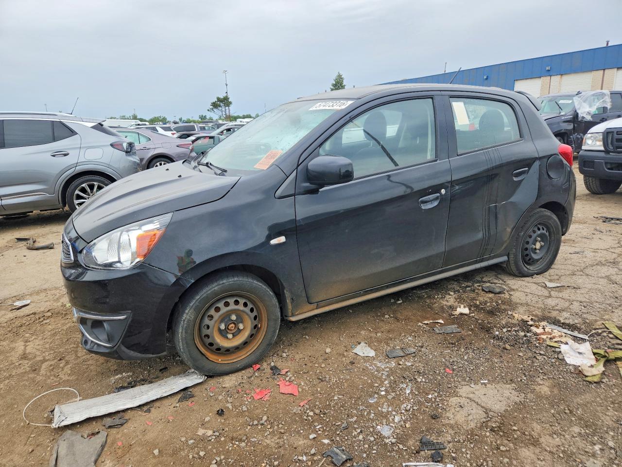 2020 Mitsubishi Mirage ES, VIN ML32A3HJ9LH009521 — Side