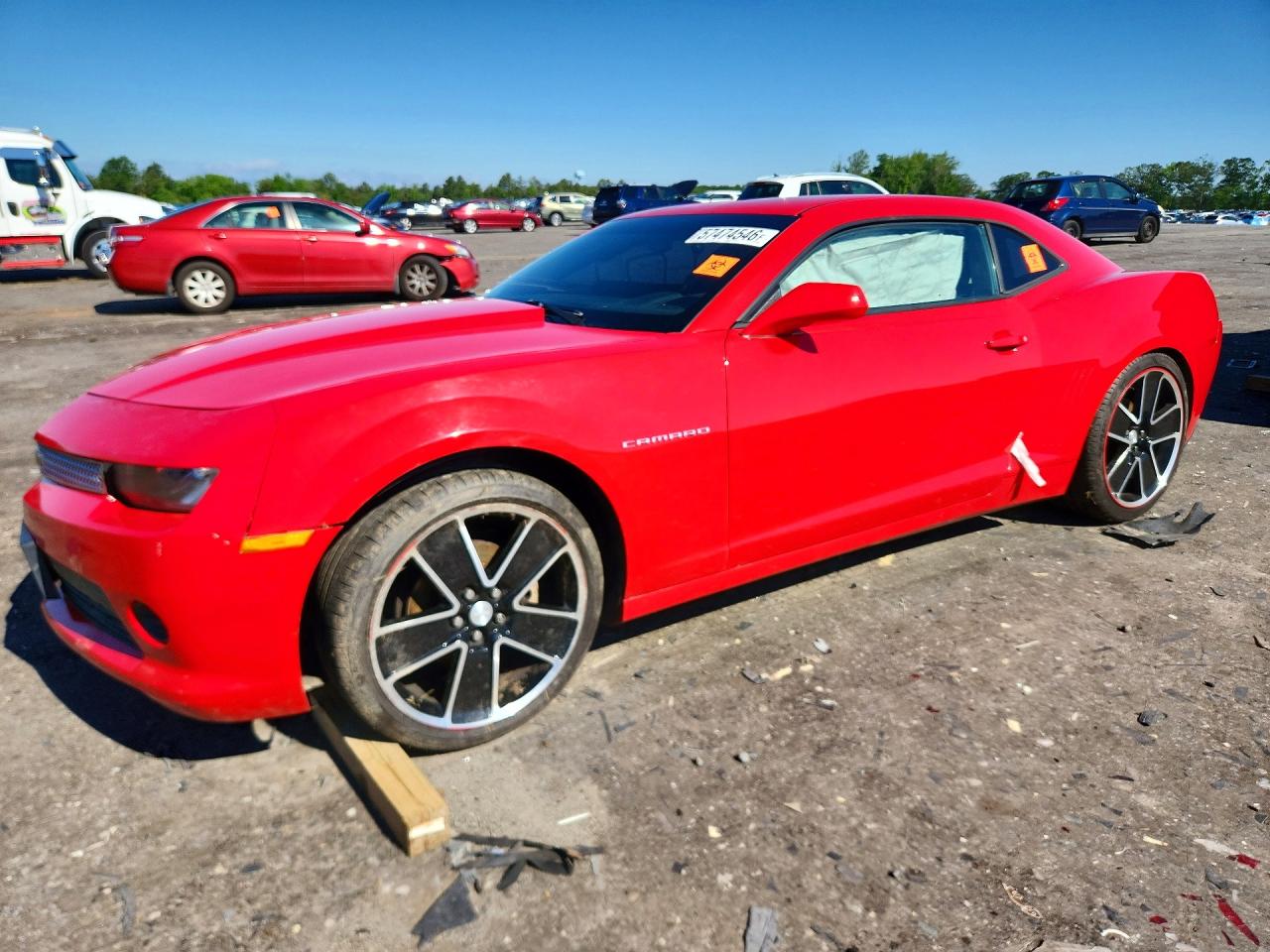 2015 Chevrolet Camaro LS, VIN 2G1FB1E38F9220863 — Rear end